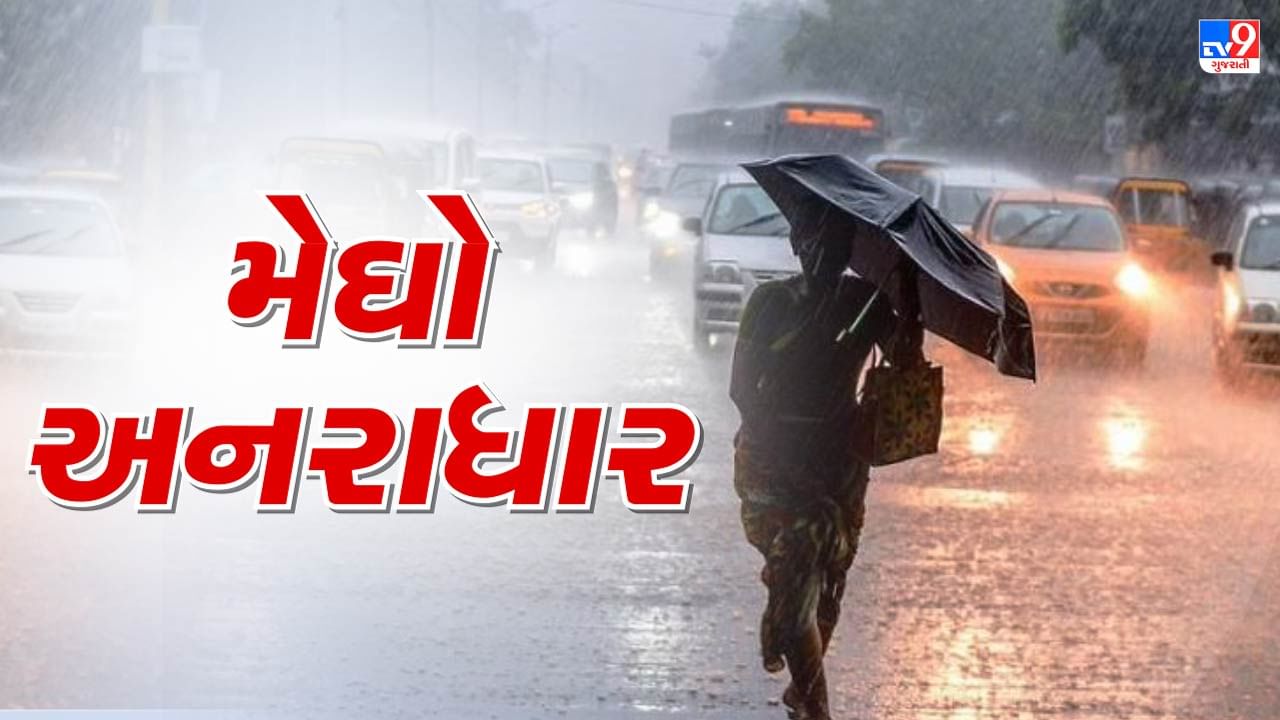 Navsari Rain : વાસદા તાલુકામાં એક કલાકમાં એક ઈંચ જેટલો વરસાદ વરસ્યો, ખેડૂતોમાં ખુશીનો માહોલ, જુઓ Video