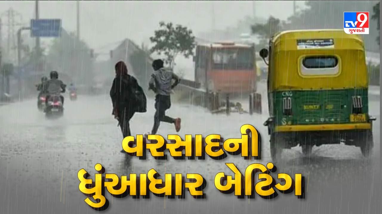 Rain News : પંચમહાલના ગોધરામાં વાતાવરણમાં પલટો, ભારે પવન અને ગાજવીજ સાથે ધોધમાર વરસાદ વરસ્યો, જુઓ Video